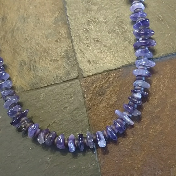 20" Amethyst Necklace - Picture 2 of 5